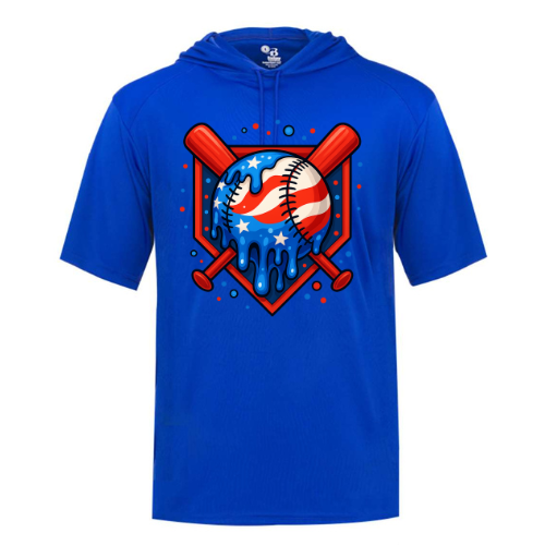 USA Drip- Adult Hooded Dri Fit (Different Color Options)