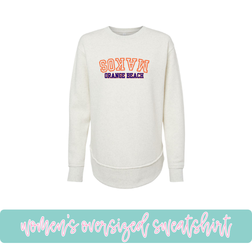 Upside Down Makos- Oversized Sweatshirt
