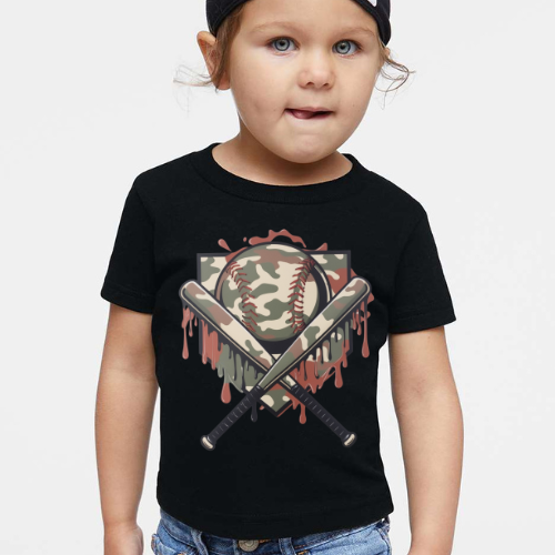 Camo Drip- Toddler Tee (different colors available)