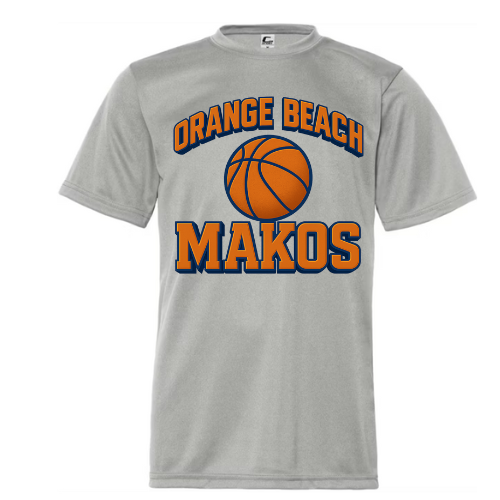 Orange Beach Makos Basketball -(Youth & Adult Dri Fit)