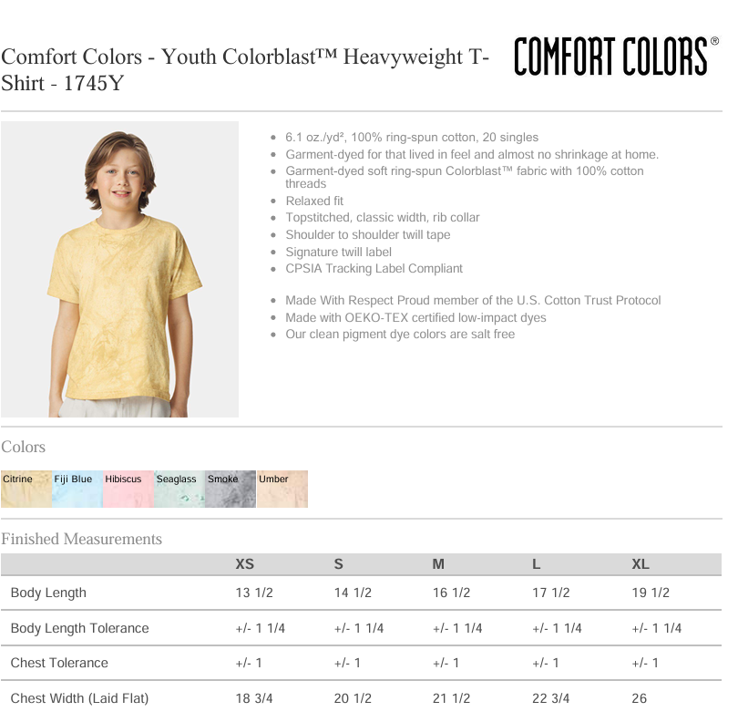 Let's Go Makos- Colorblast Comfort Color- Youth