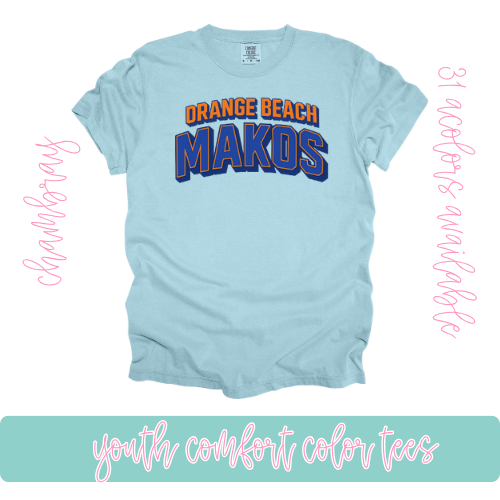Orange Beach Makos Comfort Color-Youth