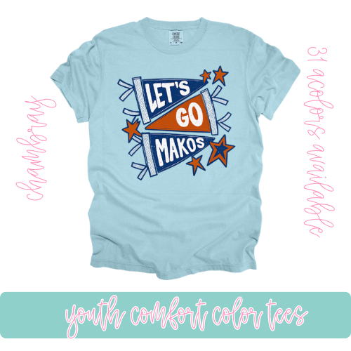 Let's Go Makos Comfort Color-Youth