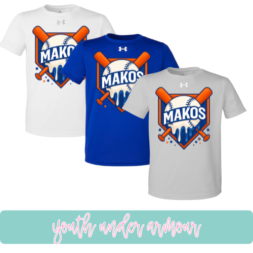 Makos Baseball Drip- Youth UA