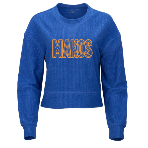 Preppy Makos- Boxy Cropped Long Sleeve