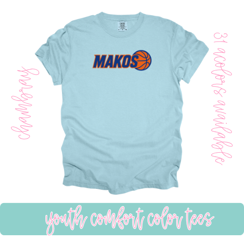 Makos Basketball Comfort Color-Youth