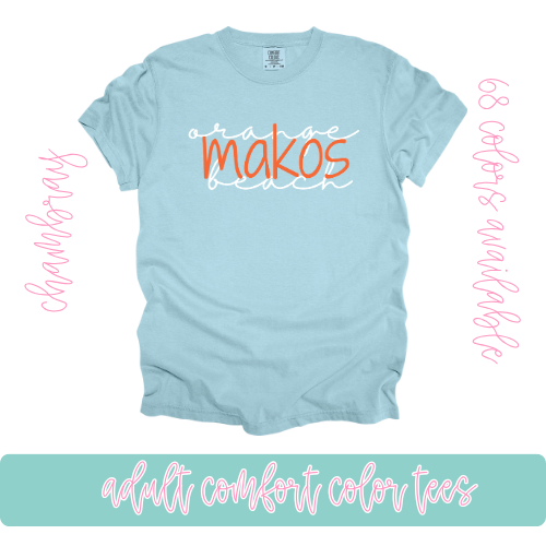 Orange Beach Makos- Comfort Color