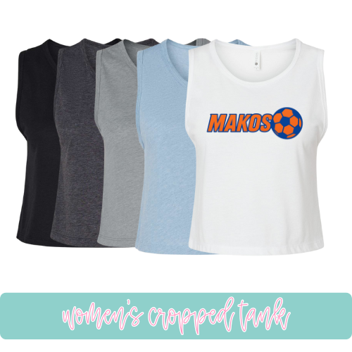 Makos Soccer- Cropped Tank