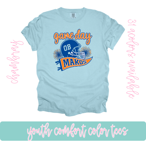 OB Makos Game Day- Comfort Color-Youth