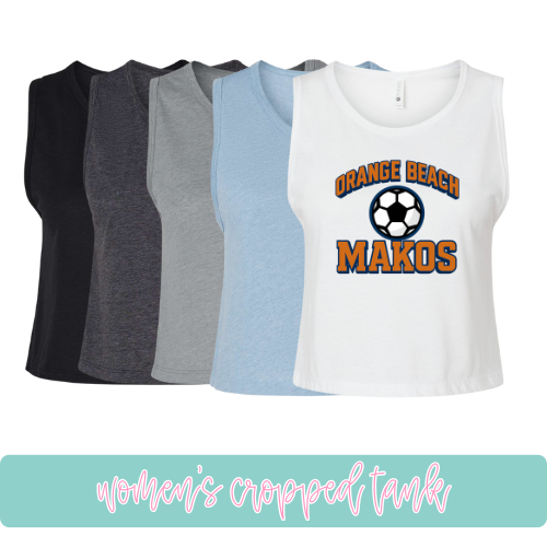 Makos Soccer- Cropped Tank