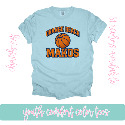 OB Makos Basketball Comfort Color-Youth