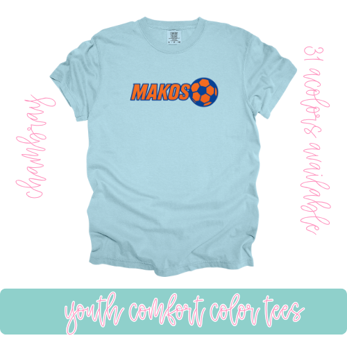 Makos Soccer- Comfort Color-Youth