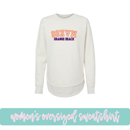 Upside Down Makos- Oversized Sweatshirt