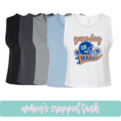 OB Game Day- Cropped Tank