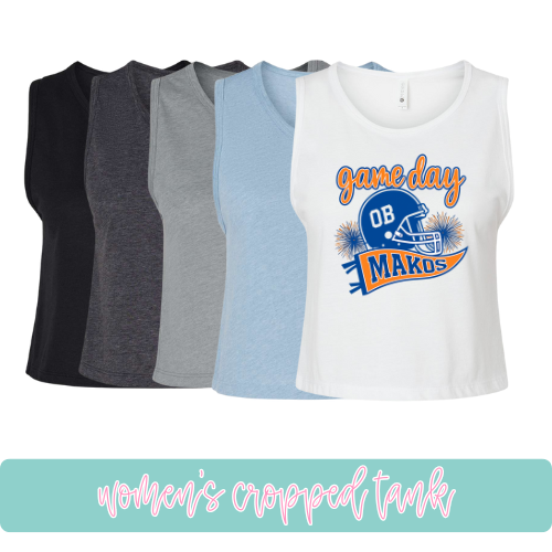 OB Game Day- Cropped Tank