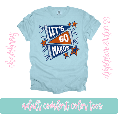Let's Go Makos Comfort Color
