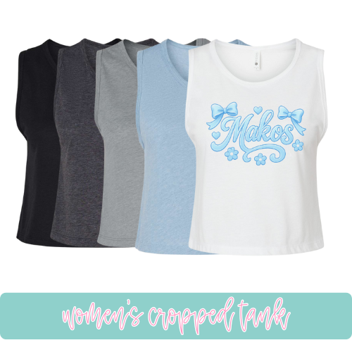 Makos Bows- Cropped Tank