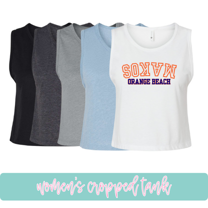 Upside Down Makos- Cropped Tank