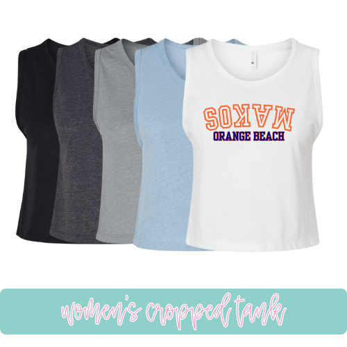 Upside Down Makos- Cropped Tank