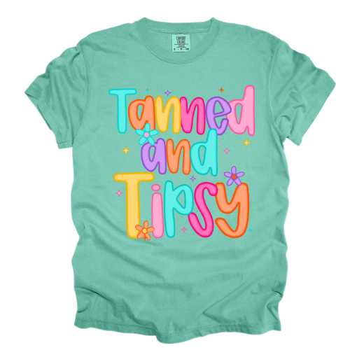 Tanned & Tipsy Comfort Color & Gildan - Different Color Options