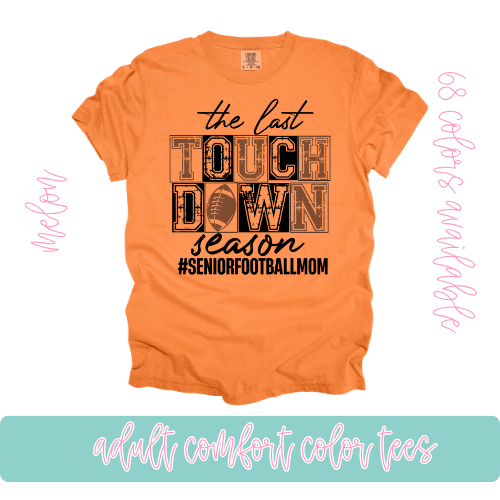 Senior Football Mom Comfort Color
