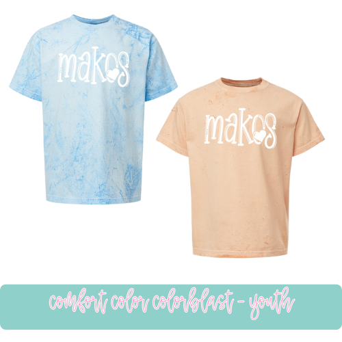 Girly Makos- Colorblast Comfort Color- Youth