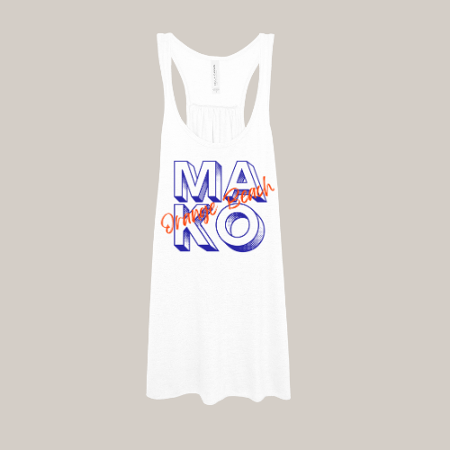Stacked Mako- Flowy Racerback Tank