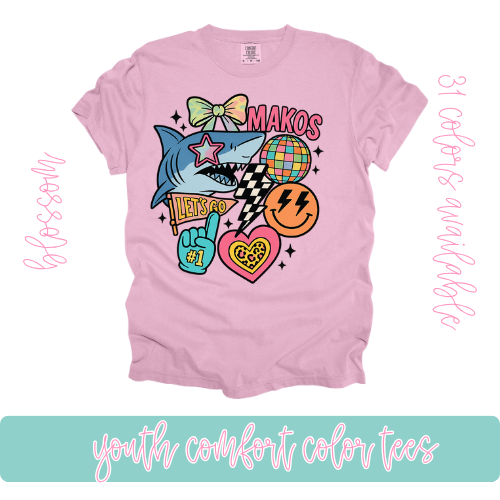 Retro Makos  Comfort Color-Youth