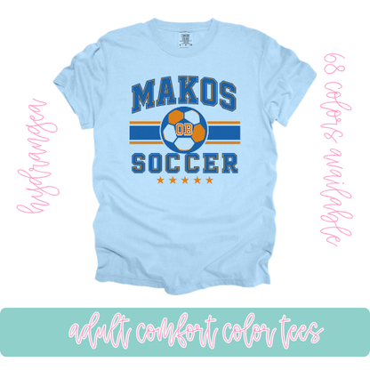 Makos Soccer-Comfort Color