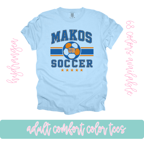 Makos Soccer-Comfort Color