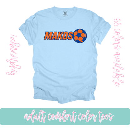 Makos Soccer-Comfort Color