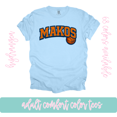 Makos Basketball-Comfort Color