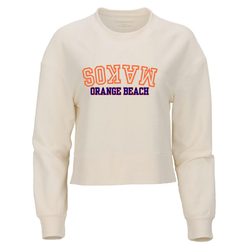 Upside Down Makos- Boxy Cropped Long Sleeve