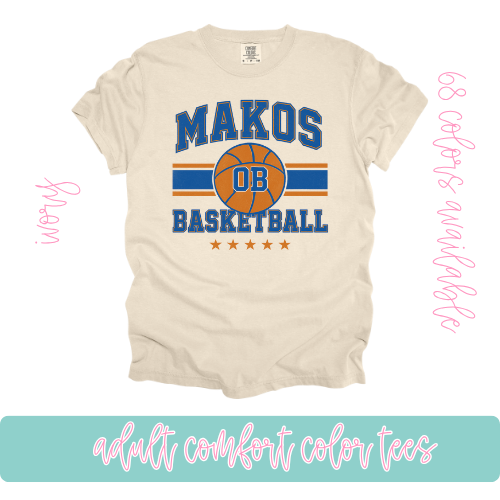 Mako Basketball-Comfort Color