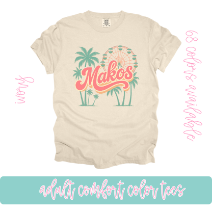 Makos Palm Trees- Comfort Color