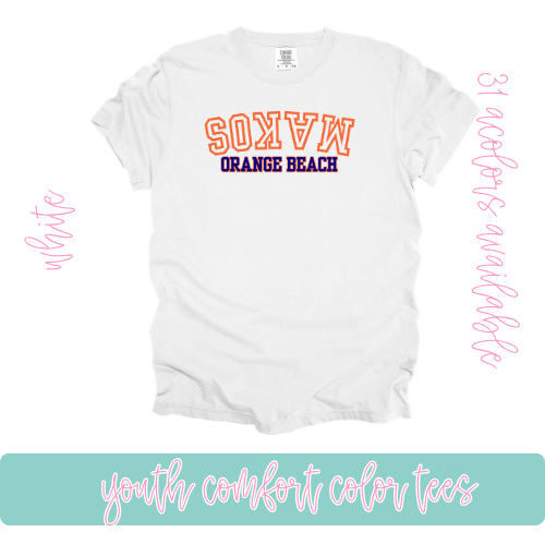 Upside Down Makos Comfort Color-Youth