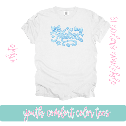 Makos Bows Comfort Color-Youth