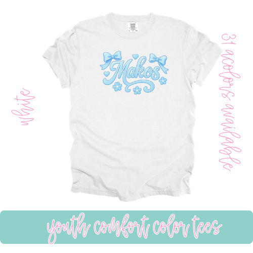 Makos Bows Comfort Color-Youth