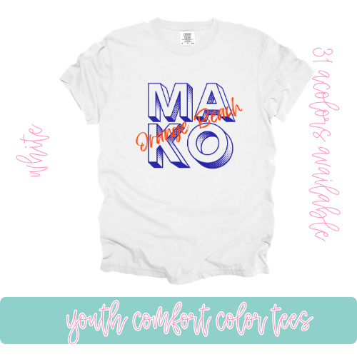 Stacked Makos Comfort Color-Youth