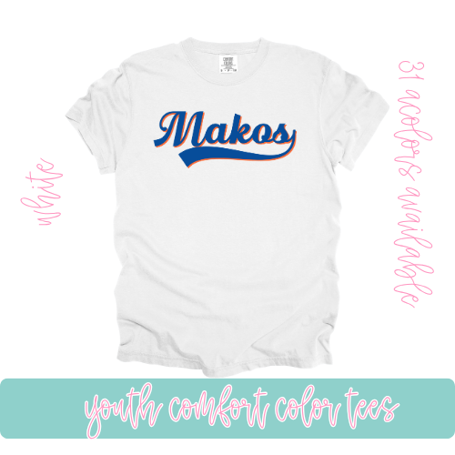 Vintage Makos Comfort Color-Youth