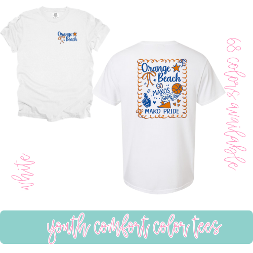 OB Makos Basketball Pride- Comfort Color-Youth