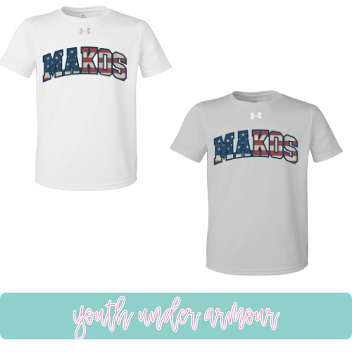 Makos American Flag- Youth UA