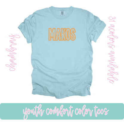 Preppy Makos Comfort Color-Youth