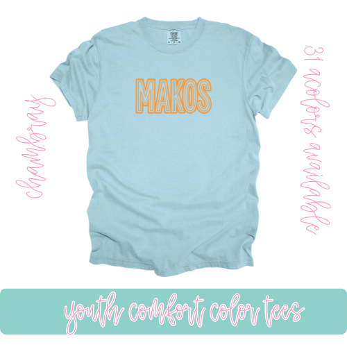 Preppy Makos Comfort Color-Youth