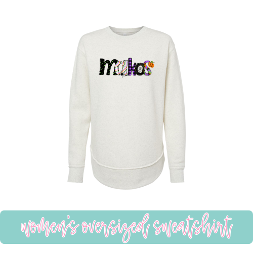 Makos Halloween- Oversized Sweatshirt